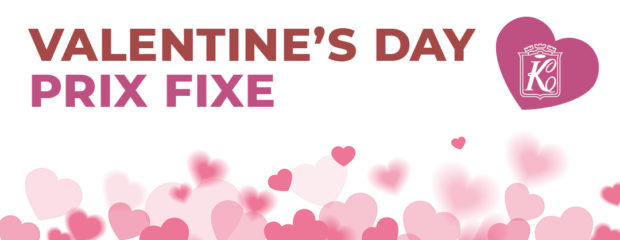 Kahkwa Club Announcement Valentines Day Prix Fixe